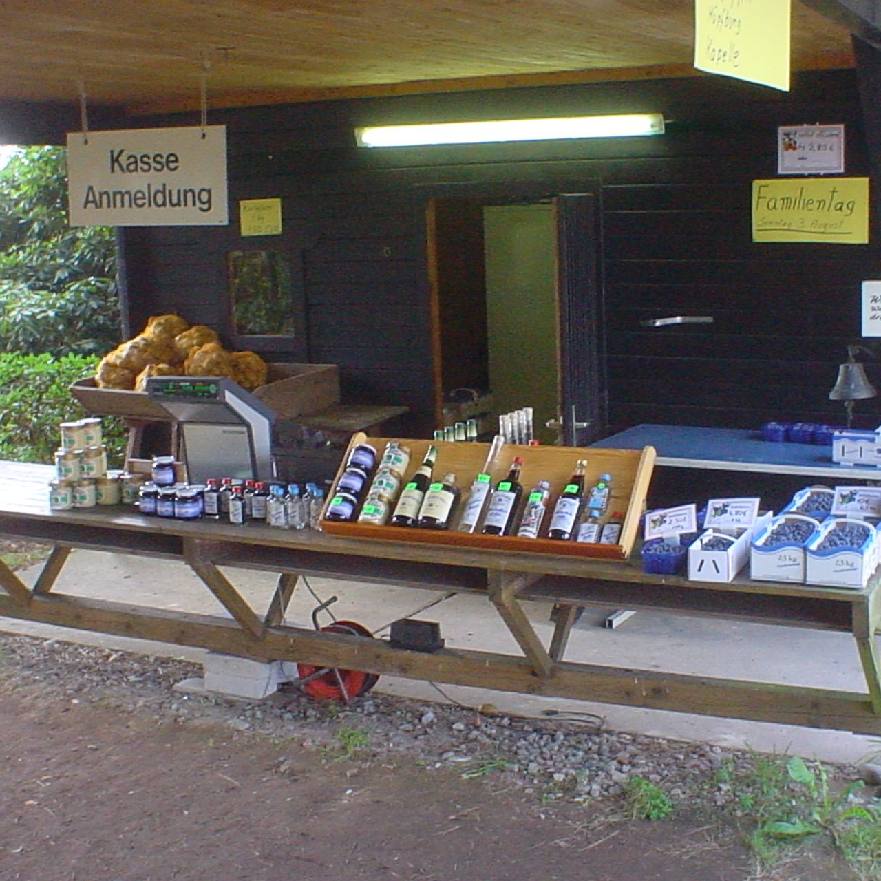 Verkaufsstand Plantage Teufelsmoor